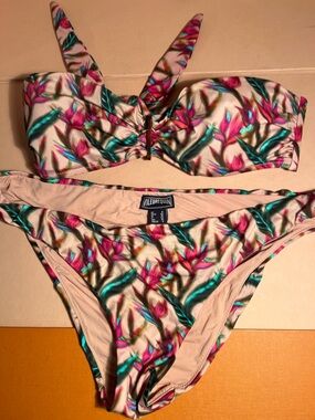 VILEBREQUIN  Bandeau Bikini Set - Size Medium